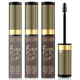 Eveline Brow & Go Eyebrow Shaping Mascara with Micro Fibres to add Volume brow gel brows eyes galaxy makeup