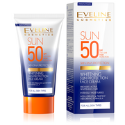 Eveline Whitening Sun Protection Face Cream SPF50 Moisturizes Non-greasy 50ml face care skin