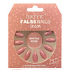 Technic False Nails Tips Full Coverage Set of 24 + Glue Winter Rose false nails nails