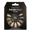 Technic False Nails Tips Full Coverage Set of 24 + Glue Wild thing false nails nails