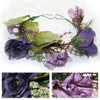 Flower Headband Head Garland Hair Band Crown Wreath Festival Boho Hippy Wedding Wild Flowers & Leaves purple lilac #12 Clothes, Shoes & Accessories:Women:Women's Accessories:Hair Accessories hair hair styling