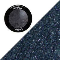 Stargazer Eye Dust Loose Powder Eyeshadow Shimmer Pigment Black with iridescent shimmer (18) eyes eyeshadow galaxy makeup