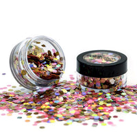 Cosmetic Loose GLITTER Shaker for Face and Body Chunky 24 Karat (Gold) Health & Beauty:Make-Up:Eyes:Eye Shadow fancy galaxy glitter makeup stars