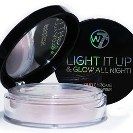 W7 Light It Up & Glow All Night! Duo Chrome Loose Powder Highlighter Shimmer Health & Beauty:Make-Up:Face:Bronzer, Contour & Highlighter bronzer face galaxy makeup