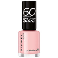 Rimmel 60 Seconds Super Shine Nail Polish 8ml 722 All Nails on Deck Health & Beauty:Nail Care, Manicure & Pedicure:Nail Polish & Powders:Nail Polish nail polish nails