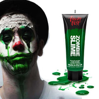 Zombie Slime Halloween Scary Stage Makeup Face Body Painting Party Fright Fest Zombie Slime Clothes, Shoes & Accessories:Specialty:Fancy Dress & Period Costume:Accessories:Face Paint & Stage Make-Up fancy halloween