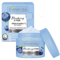 Bielenda BLUEBERRY C-TOX Moisturizing Illuminating Care for Dehydrated Dry Skin Cream - foam 40g Health & Beauty:Skin Care:Moisturisers face care skin