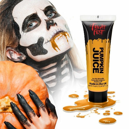 Pumpkin Juice Halloween Scary Stage Makeup Face Body Painting Party Fright Fest Pumpkin Juice Clothes, Shoes & Accessories:Specialty:Fancy Dress & Period Costume:Accessories:Face Paint & Stage Make-Up fancy galaxy halloween halloweenmakeup seasonal