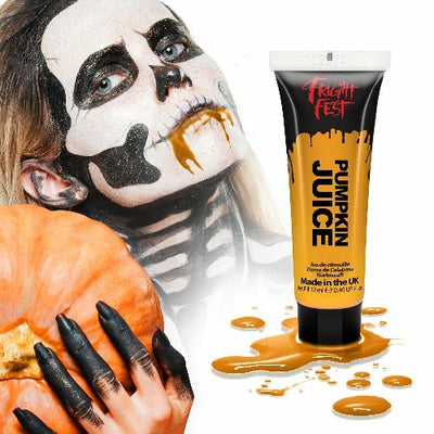 Pumpkin Juice Halloween Scary Stage Makeup Face Body Painting Party Fright Fest Pumpkin Juice Clothes, Shoes & Accessories:Specialty:Fancy Dress & Period Costume:Accessories:Face Paint & Stage Make-Up fancy halloween