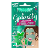 Eveline Galaxity Glitter Face Mask Glamorous Cleaning Smoothing Detoxifying Sparkling Angel - green Health & Beauty:Skin Care:Skin Masks face care face mask galaxy skin