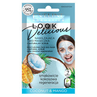 Eveline Look Delicious Face Bio Mask with natural Scrub 95% Natural Ingredients Moisturizing coconut & mango Health & Beauty:Skin Care:Skin Masks face care skin