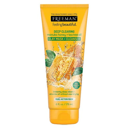 Freeman Face Mask Deep cleaning Remove dead skin Anti aging Healthy looking skin Deep Clearing Manuka Honey Tea Tree Oil Clay Mask Health & Beauty:Skin Care:Skin Masks face care face mask galaxy skin