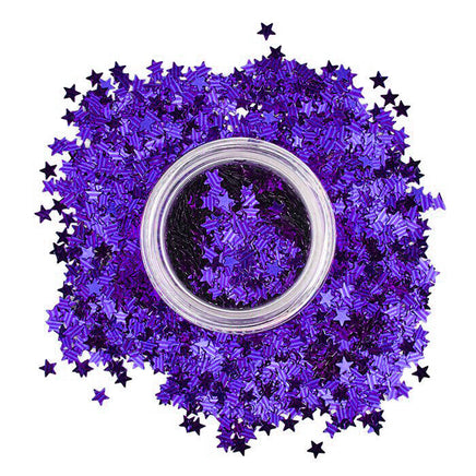 Stargazer Loose GLITTER STARS Face Body Nail Art Sequins Purple Health & Beauty:Make-Up:Eyes:Eye Shadow fancy galaxy glitter makeup stars