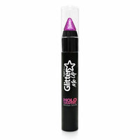 GLITTER Painting Art Stick Face Body Eyes Lips Pencil Party Fancy Dress Makeup Magenta Holographic Health & Beauty:Make-Up:Eyes:Eye Shadow eyeliner eyes eyeshadow face paint fancy galaxy glitter makeup stars