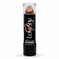 LoveShy GLITTER Lipstick Sparkly Glam finish Lips party Club Disco Fancy dress Rose Gold Holographic Health & Beauty:Make-Up:Lips:Lipstick fancy galaxy lips makeup stars