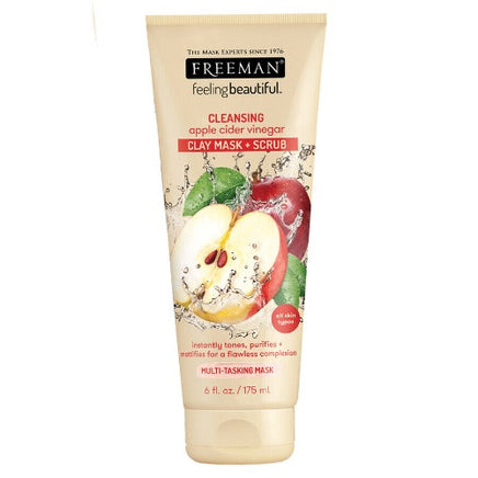 Freeman Face Mask Deep cleaning Remove dead skin Anti aging Healthy looking skin Cleansing Apple Cider Vinegar Clay Mask + Scrub Health & Beauty:Skin Care:Skin Masks face care face mask galaxy skin