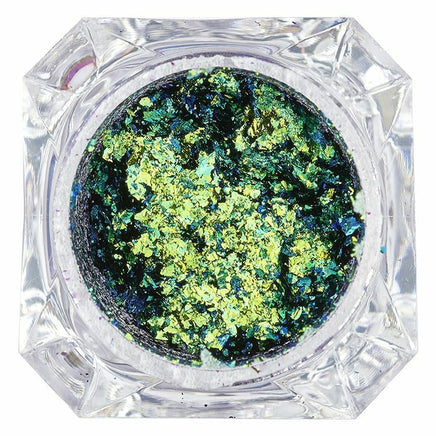 Stargazer Duochrome Flakes Color Changing Metallic Mirror Foil Glitter Eyeshadow Green Blue Health & Beauty:Make-Up:Eyes:Eye Shadow eyes eyeshadow fancy galaxy makeup