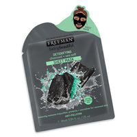 Freeman Sheet Face Mask with Serum for Dry Normal Combo Oily Skin Detoxifying Charcoal + Sea Salt Health & Beauty:Skin Care:Skin Masks face care face mask galaxy skin