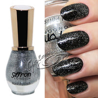 Saffron GLITTER Nail Polish Varnish 13ml Health & Beauty:Nail Care, Manicure & Pedicure:Nail Polish & Powders:Nail Polish galaxy nail polish nails polish stars