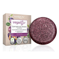 Marion VEGANBAR Solid Hair Shampoo Bar Natural ingredients Vegan Ecological 50g Plum oil & cocoa butter Health & Beauty:Hair Care & Styling:Shampoos & Conditioners hair hair care