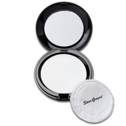 Stargazer Pressed Face Powder Compact Weightless Long-lasting Setting Makeup Gothic White Health & Beauty:Make-Up:Face:Face Powder face galaxy makeup powder