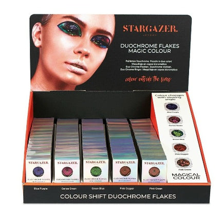 Stargazer Duochrome Flakes Color Changing Metallic Mirror Foil Glitter Eyeshadow Health & Beauty:Make-Up:Eyes:Eye Shadow eyes eyeshadow fancy galaxy makeup