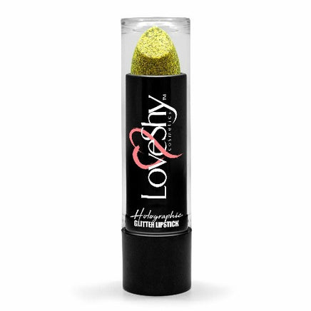 LoveShy GLITTER Lipstick Sparkly Glam finish Lips party Club Disco Fancy dress Gold Holographic Health & Beauty:Make-Up:Lips:Lipstick fancy galaxy lips makeup stars
