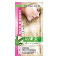 Marion Hair Colour Shampoo 69 PLATINUM BLONDE Health & Beauty:Hair Care & Styling:Hair Colourants galaxy hair hair care hair dye
