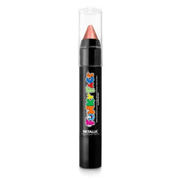 Funky Face Metallic Face & Body Paint Sticks Fancy dress Makeup Festival Rose Gold Metallic Clothes, Shoes & Accessories:Specialty:Fancy Dress & Period Costume:Accessories:Face Paint & Stage Make-Up eyeliner eyes eyeshadow face paint fancy galaxy makeup metallic