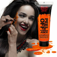 Pumpkin Juice Halloween Scary Stage Makeup Face Body Painting Party Fright Fest Peel Off Pumpkin Juice Clothes, Shoes & Accessories:Specialty:Fancy Dress & Period Costume:Accessories:Face Paint & Stage Make-Up fancy galaxy halloween halloweenmakeup seasonal