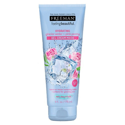Freeman Face Mask Deep cleaning Remove dead skin Anti aging Healthy looking skin Hydrating Glacier Water Pink Peony Gel Cream Mask Health & Beauty:Skin Care:Skin Masks face care face mask galaxy skin