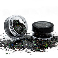 Cosmetic Loose GLITTER Shaker for Face and Body Chunky Black Enchantress Health & Beauty:Make-Up:Eyes:Eye Shadow fancy galaxy glitter makeup stars