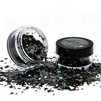 Cosmetic Loose GLITTER Shaker for Face and Body Chunky Black Enchantress Health & Beauty:Make-Up:Eyes:Eye Shadow fancy glitter makeup stars