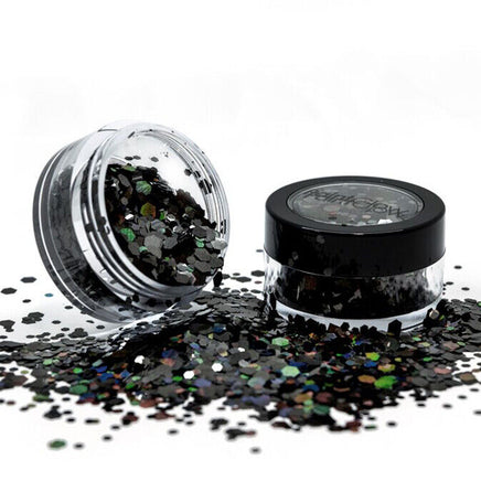 Cosmetic Loose GLITTER Shaker for Face and Body Chunky Black Enchantress Health & Beauty:Make-Up:Eyes:Eye Shadow fancy galaxy glitter makeup stars