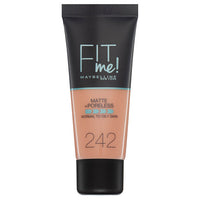Maybelline FIT ME! Matte & Poreless Foundation Normal to Oily Skin 30ml 242 Light Honey Health & Beauty:Make-Up:Face:Foundation base face foundation galaxy makeup