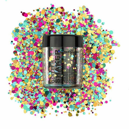 Stargazer CONFETTI Chunky Loose Glitter Face Body Nail Art Hair Green Health & Beauty:Make-Up:Eyes:Eye Shadow fancy galaxy glitter makeup stars