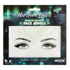 Moon Glow in the Dark UV Face Jewels Stick On Adhesive Diamonds Gems Party Style Northern Lights Clothes, Shoes & Accessories:Specialty:Fancy Dress & Period Costume:Accessories:Face Paint & Stage Make-Up fancy glitter makeup