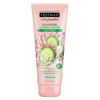 Freeman Face Mask Deep cleaning Remove dead skin Anti aging Healthy looking skin Rejuvenating Cucumber + Pink Salt Clay Mask Health & Beauty:Skin Care:Skin Masks face care skin
