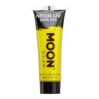 Neon UV Hair Styling Gel by Moon Creations Strong Hold Glows under UV Lighting Intense Yellow Health & Beauty:Hair Care & Styling:Styling Products fancy hair hair styling