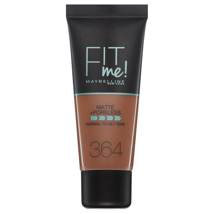 Maybelline FIT ME! Matte & Poreless Foundation Normal to Oily Skin 30ml 364 Deep Bronze Health & Beauty:Make-Up:Face:Foundation base face foundation galaxy makeup