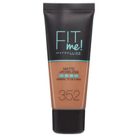 Maybelline FIT ME! Matte & Poreless Foundation Normal to Oily Skin 30ml 352 Truffle Cacao Health & Beauty:Make-Up:Face:Foundation face foundation makeup