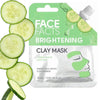 2 x Face Facts MUD CLAY GEL Face Mask Assorted All Skin Types VEGAN 2 x 60ml CLAY / Brightening - Cucumber Health & Beauty:Skin Care:Skin Masks face care skin