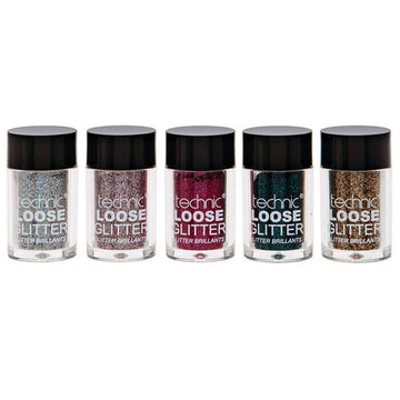 Technic Cosmetic Loose Glitter Gift Set use on Face, Body, Eyeshadow, Lips Health & Beauty:Make-Up:Eyes:Eye Shadow eyes eyeshadow galaxy gift glitter her makeup stars