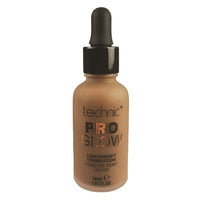 Technic PRO Glow Liquid Foundation Lightweight Satin Finish Chestnut Health & Beauty:Make-Up:Face:Foundation base face foundation galaxy makeup