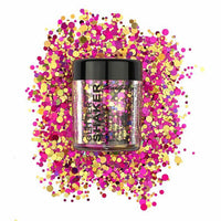 Stargazer CONFETTI Chunky Loose Glitter Face Body Nail Art Hair Pink Health & Beauty:Make-Up:Eyes:Eye Shadow fancy galaxy glitter makeup stars