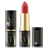 Eveline Velvet Matte Lipstick with Vitamin E 503 ELEGANT RED Health & Beauty:Make-Up:Lips:Lipstick lips makeup