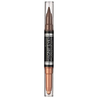 Rimmel Magnif'Eyes DUO Pen Eyeshadow & Eyeliner Stick Double Ended Pencil 002 Kissed By A Rose Gold Health & Beauty:Make-Up:Eyes:Eye Shadow & Liner Combination eyeliner eyes eyeshadow makeup
