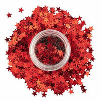 Stargazer Loose GLITTER STARS Face Body Nail Art Sequins Red Health & Beauty:Make-Up:Eyes:Eye Shadow fancy galaxy glitter makeup stars