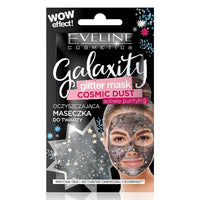 Eveline Galaxity Glitter Face Mask Glamorous Cleaning Smoothing Detoxifying Cosmic Dust - black Health & Beauty:Skin Care:Skin Masks face care skin