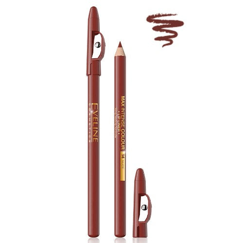 Eveline MAX INTENSE COLOUR Lip Liner Pencil 14 NUDE Health & Beauty:Make-Up:Lips:Lip Liner lips makeup